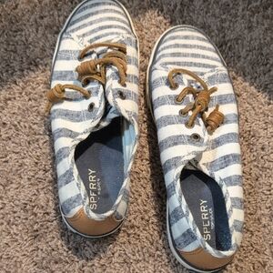 Sperry Boat Striped Shoes